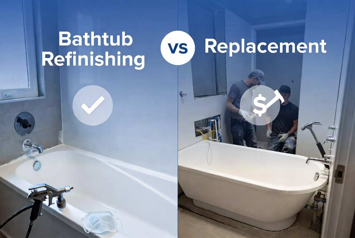 Bathtub Refinishing vs Replacement